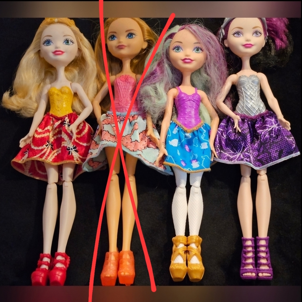 Ever After High 3 pack dolls